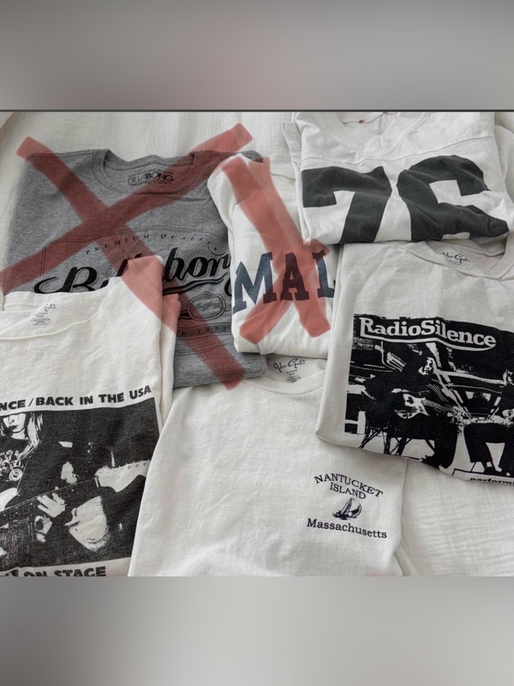 Oversized T shirt Bundle! Brandy-Edikted-Billagong